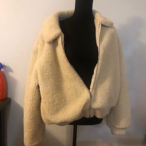 Beige oversized sweater